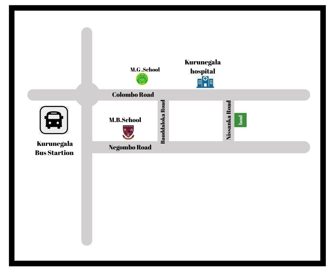 කුරුණැගල මහ නගර සීමාවේ ඉඩමක් 